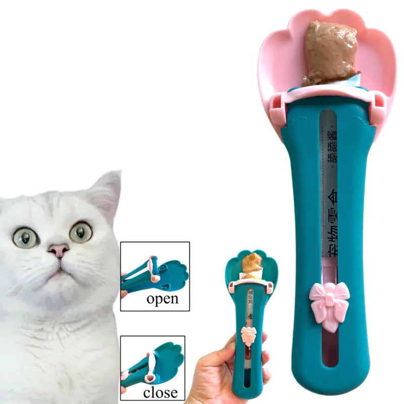Cat Strip Spoon Feeder for Pet Food Supplies