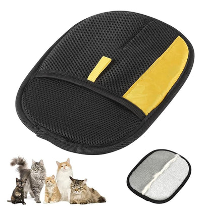 Cat Hair Removal Glove Yellow