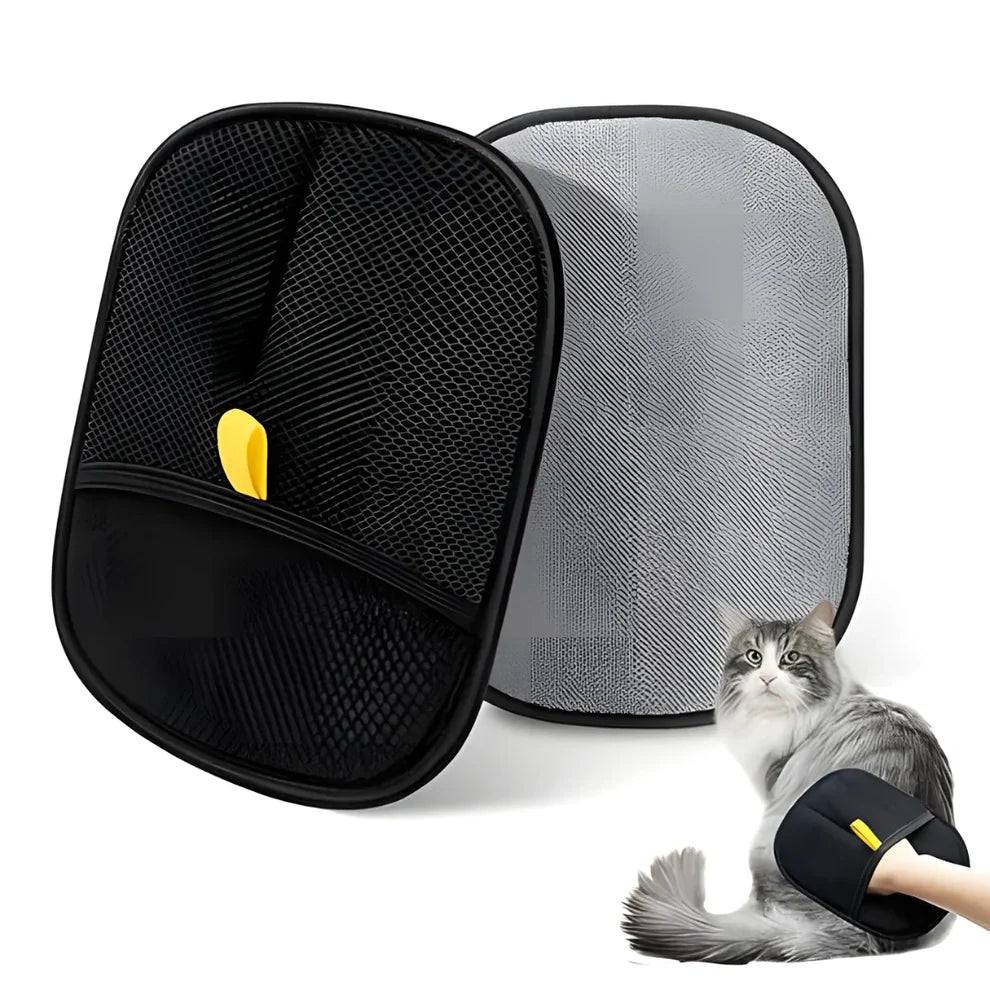 Cat Hair Removal Glove Yellow
